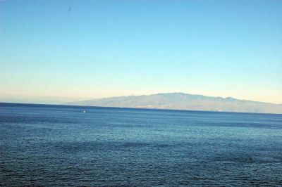 TFS-070 Villa Strand Callao Salvaje Blick auf La Gomera