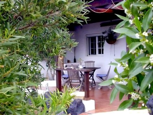 Terrasse Ruhiges Ferienhaus für Naturfreunde Lanzarote
