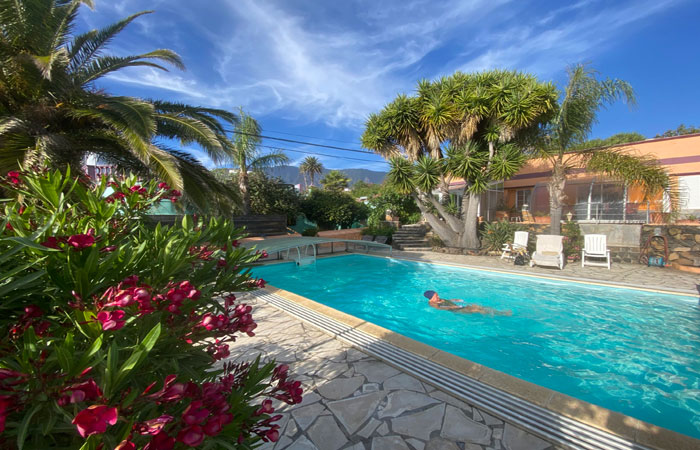 Ferienhaus mit beheiztem Pool La Palma