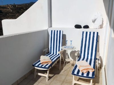 Finca Ferienwohnung Teneriffa Gemeinde Arico Balkonterrasse